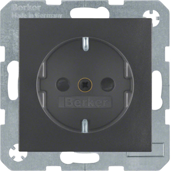 Berker 41231606 stikkontakt Type F Anthracit