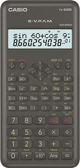 Casio FX-82MS-2 regnemaskine Lomme Videnskabelig Sort