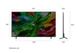 LG QNED evo AI 75" QNED 4K TV 75QNED85A (2025)