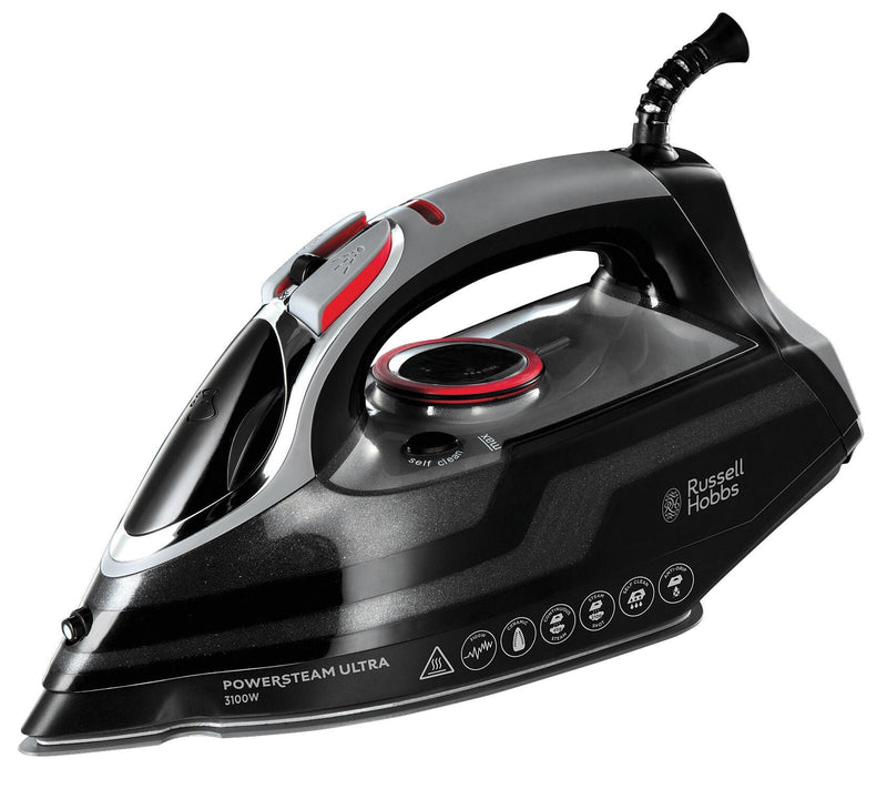 Russell Hobbs 20630-56 strygejern Tør & dampstrygejern Keramisk strygesål 3100 W Sort, Grå