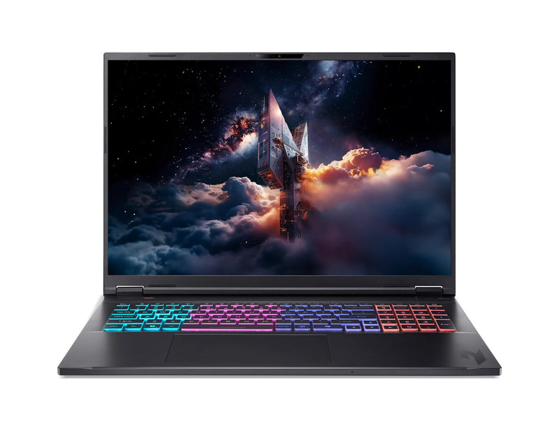 Acer Nitro 18 AI AMD AN18-61-R968 Copilot+ PC AMD Ryzen AI 9 365 Laptop 45,7 cm (18") WQXGA 32 GB DDR5-SDRAM 1 TB SSD NVIDIA GeForce RTX 5070 Wi-Fi 6E (802.11ax) Windows 11 Home Tysk Sort