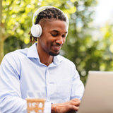 Logitech Zone Wireless 2 ES Headset Kabel & trådløs Opkald/musik USB Type-C Bluetooth Hvid