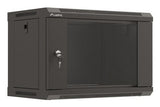 Lanberg WF03-5306-10B stativ 6U Vægmonteret stativ Sort