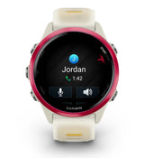 Garmin Forerunner 570 3,05 cm (1.2") AMOLED 42 mm Digital 390 x 390 pixel Berøringsskærm Lyserød, Hvid Wi-Fi GPS (satellit)