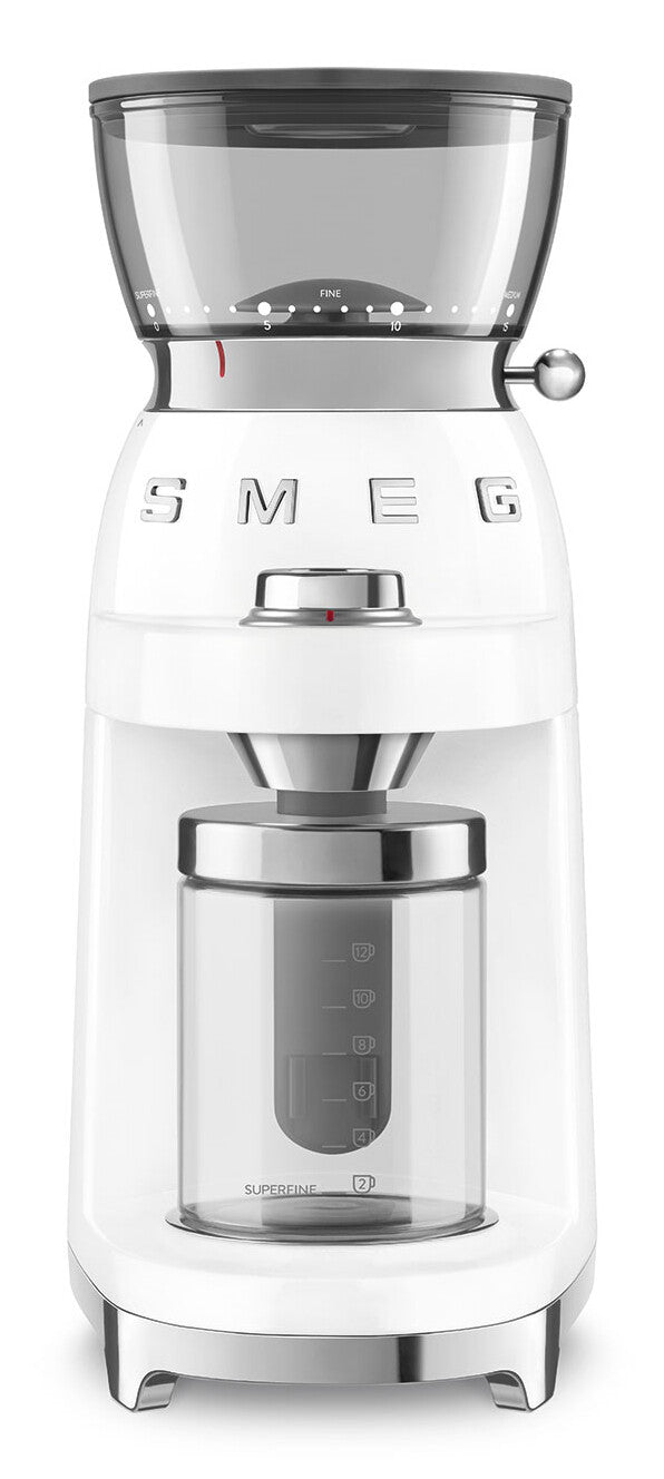 Smeg 50's Style Kaffekværn CGF03WHEU Hvid