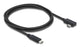 DeLOCK 81710 USB-kabel USB4 Gen 3x2 1 m USB C 40 Gbit/sek. 240 W Sort