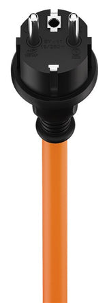 Goobay 76222 el-ledning Orange 1,5 m CEE7/3