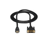 StarTech.com HDMIDVIMM6 videokabel adapter 1,8 m HDMI DVI-D Sort
