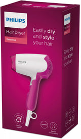 Philips Essential Care BHD003/00 hårtørrer 1400 W Lyserød, Hvid