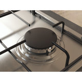 Whirlpool TGML 650 IX Rustfrit stål Indbygget 58 cm Gaskomfur 4 zone(s)