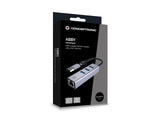 Conceptronic ABBY25G dockingstation Ledningsført USB 3.2 Gen 1 (3.1 Gen 1) Type-A + Type-C Grå