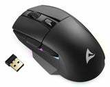 Sharkoon SGM50W mus Spil Højre hånd RF Wireless + USB Type-A Optisk 6400 dpi