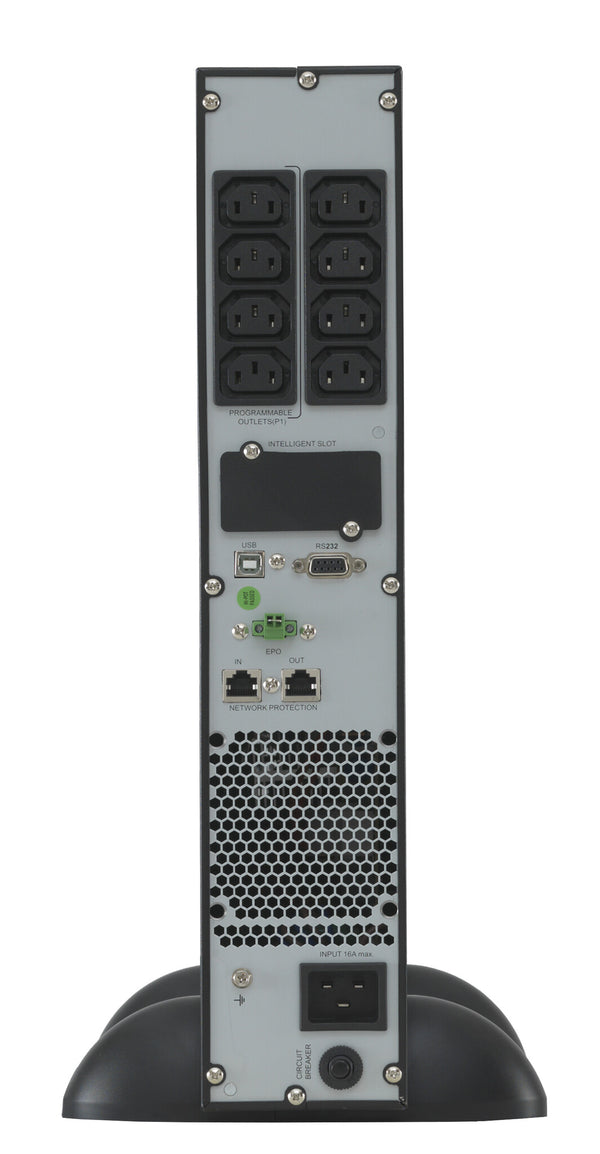 ONLINE USV-Systeme ZINTO 2000 UPS-enhed Interaktivt indgangsstik 2 kVA 1800 W 8 AC stikkontakt(er)