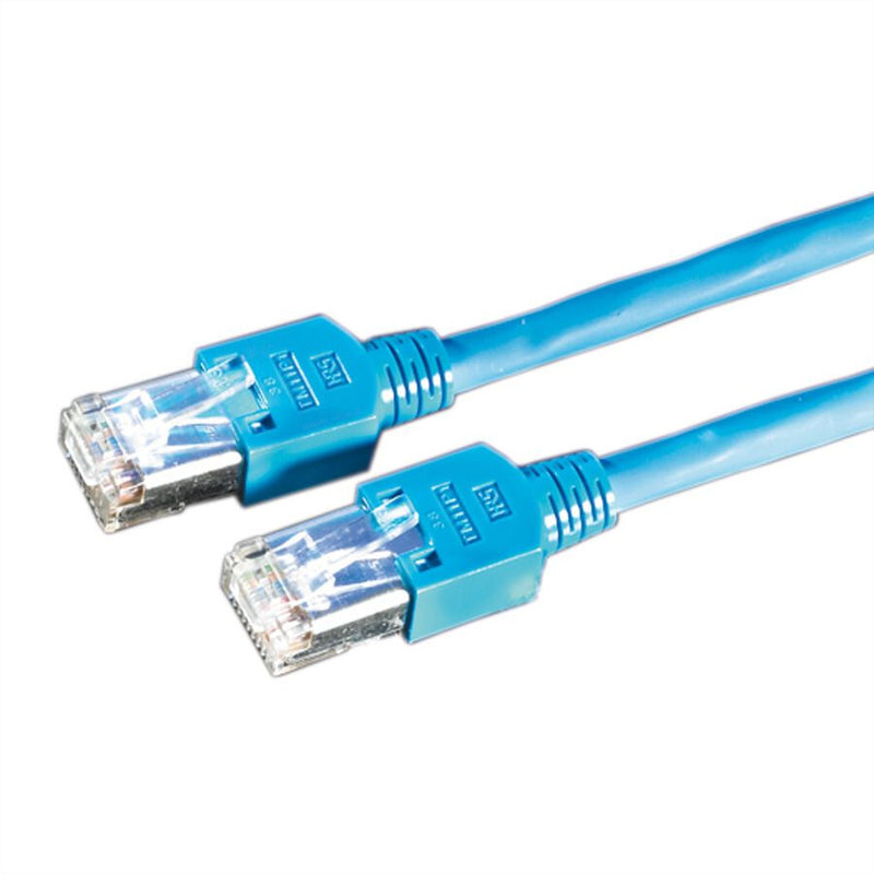 Secomp 21.08.9114 netværkskabel Blå 1 m Cat5e SF/UTP (S-FTP)