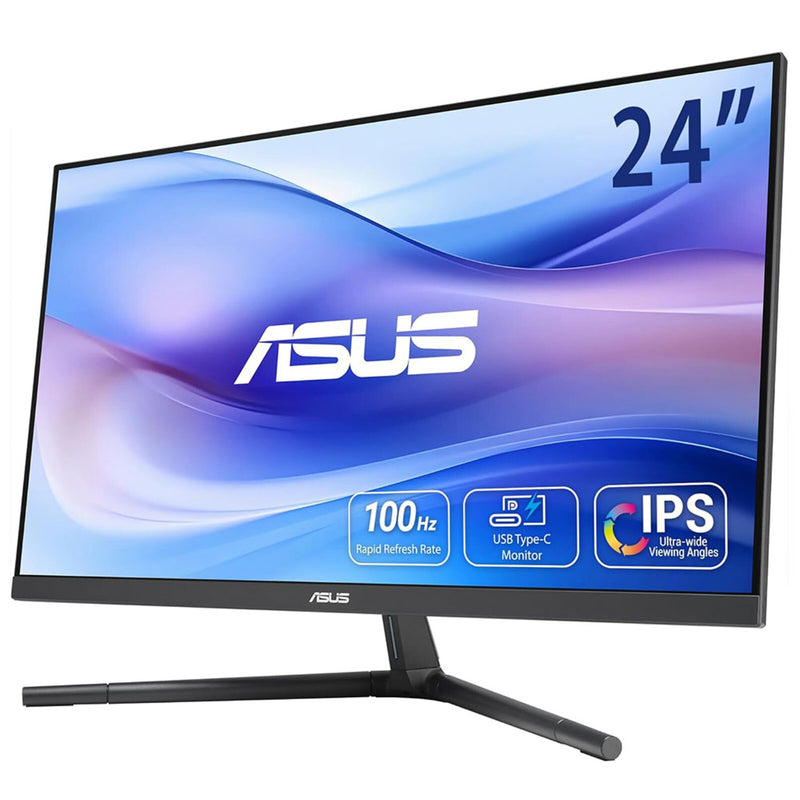 ASUS VU249CFE-B computerskærm 60,5 cm (23.8") 1920 x 1080 pixel Fuld HD LED Sort
