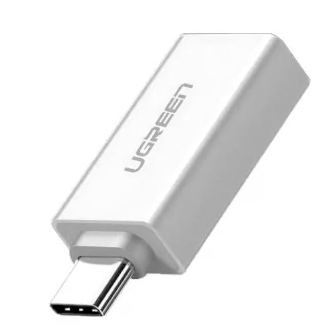 Ugreen 30155 kabel kønsskifter USB-A USB-C Hvid