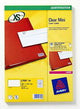 Avery L7551-25 print etiket Transparent