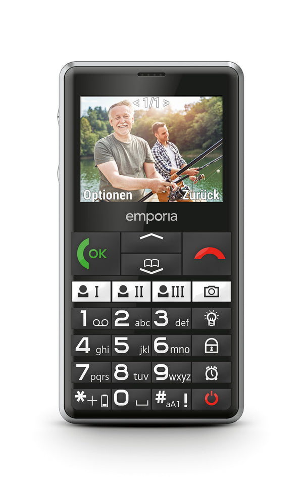 Emporia emporiaPURE-LTE 5,87 cm (2.31") 107 g Sort Senior telefon