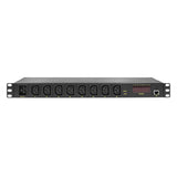 2Direct PDU8P01 strømforsyningsenhed (PDU) 8 AC stikkontakt(er) 1U Sort