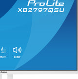 iiyama ProLite XB2797QSU-W1 computerskærm 68,6 cm (27") 2560 x 1440 pixel Quad HD LED Hvid