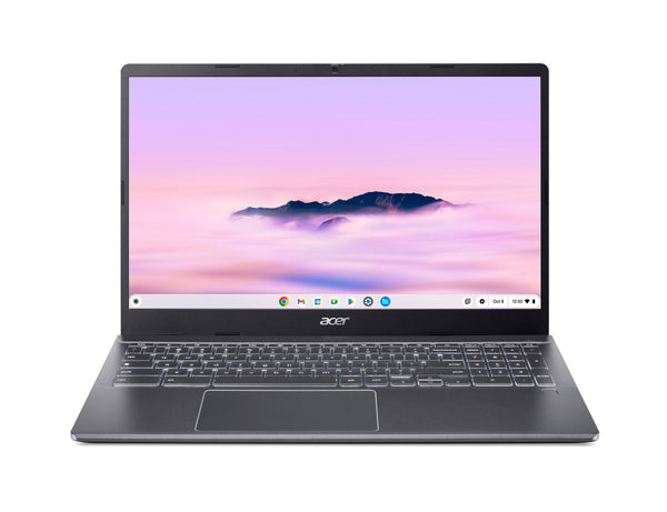 Acer Chromebook CBE595-2-56QX Intel Core 5 120U 39,6 cm (15.6") Fuld HD 16 GB LPDDR5x-SDRAM 128 GB SSD Wi-Fi 6 (802.11ax) ChromeOS Grå