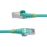 StarTech.com NLAQ-2M-CAT6A-PATCH netværkskabel Turkisfarve S/FTP (S-STP)