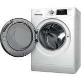 Whirlpool FFWDD1076258B vaskemaskine - tørretumbler Fritstående Front-læsning Hvid
