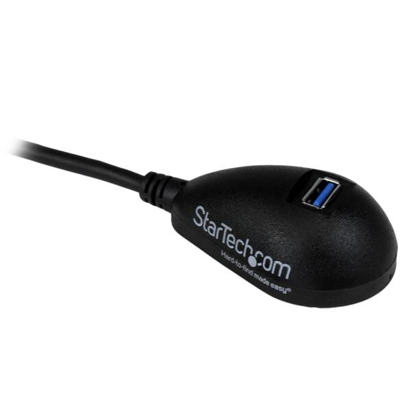 StarTech.com USB3SEXT5DKB USB-kabel USB 3.2 Gen 1 (3.1 Gen 1) 1,5 m USB A 5 Gbit/sek. Sort