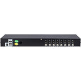 Inter-Tech AS-9108HA KVM Switch Stativ-montering Sort
