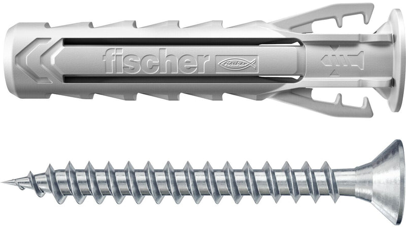 Fischer 568122 skrueanker og vægudtag 10 stk Skrue og vægstiksæt