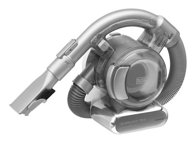 Black & Decker PD1820LF håndholdt støvsuger Sort, Krom Poseløs