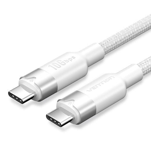 Vention TRGWF USB-kabel USB 3.2 Gen 2 (3.1 Gen 2) 1 m USB C 10 Gbit/sek. 100 W Hvid
