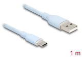 DeLOCK 81222 USB-kabel USB 2.0 1 m USB A USB C 0,48 Gbit/sek. Blå