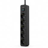 Inca IPW-44SY overspændingsbeskytter Sort 5 AC stikkontakt(er) 230 V 1,5 m