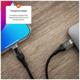 FIXED FIXDD-CC12-BK USB-kabel USB 2.0 1,2 m USB C 4,8 Gbit/sek. 100 W Sort