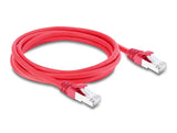 DeLOCK 81185 netværkskabel Rød 2 m Cat6a S/FTP (S-STP)