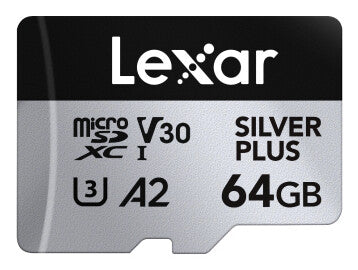 Lexar Professional SILVER PLUS 64 GB MicroSDXC UHS-I