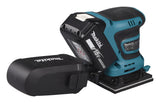Makita DBO480Z transportabel slibemaskine Excentersliber 14000 OPM Sort, Blå 210 W