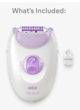 Braun Silk-épil 3 3-000 20 pincetter Lilla, Hvid