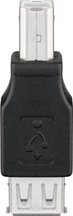 Goobay 50291 kabel kønsskifter USB B USB A Sort