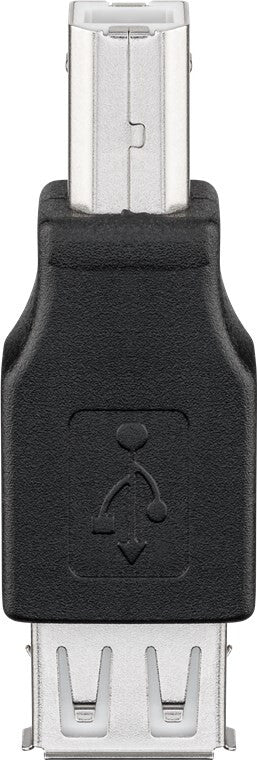 Goobay 50291 kabel kønsskifter USB B USB A Sort