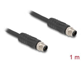DeLOCK 80517 sensor- & aktuatorkabel 5 m RST M12 Sort