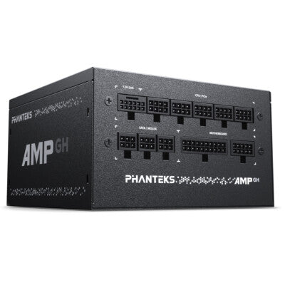 Phanteks AMP GH enhed til strømforsyning 750 W 18+10 pin ATX ATX Sort, Hvid