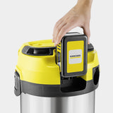 Kärcher WD 3-18 17 L Tromle vakuum Tør&våd 225 W Støvpose