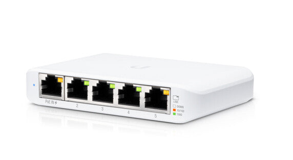 Ubiquiti UniFi Switch Flex Mini (5-pack) Administreret Gigabit Ethernet (10/100/1000) Strøm over Ethernet (PoE) Hvid
