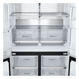 LG InstaView GMG960EVJE side-by-side køle-fryseskab Fritstående 638 L Sort
