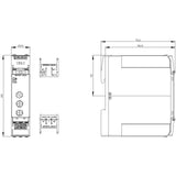 Siemens 3RP2505-1BW30 strømrelæ Sort