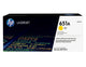 HP Original 651A LaserJet-tonerpatron, gul