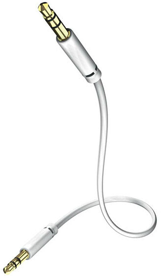 Inakustik 0.75m 3.5mm lydkabel 0,75 m 3 x RCA Hvid