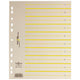 Pagna 44063-05 faneskiller Numerisk faneindeks Karton Beige, Gul
